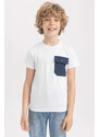 DEFACTO Boy Regular Fit Crew Neck Short Sleeved T-Shirt