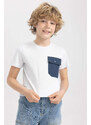 DEFACTO Boy Regular Fit Crew Neck Short Sleeved T-Shirt