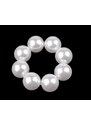 Biju Perlová gumička do vlasů 360699, Ø perličky 1,4 cm - bílé barvy 8000835-1