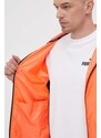Běžecká bunda Mizuno Alpha oranžová barva