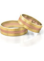 Linger Zlaté snubní prsteny 2102