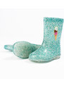 Glitter high boots girls Shelvt mint