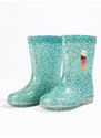 Glitter high boots girls Shelvt mint