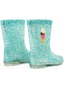 Glitter high boots girls Shelvt mint