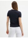 Orsay Tmavě modré dámské úpletové polo tričko - Dámské