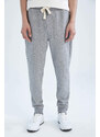 DEFACTO Slim Fit Rib Hem Fleece Pocket Sweatpants