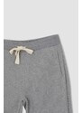 DEFACTO Slim Fit Rib Hem Fleece Pocket Sweatpants