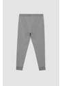 DEFACTO Slim Fit Rib Hem Fleece Pocket Sweatpants