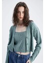 DEFACTO Regular Fit V-Neck Cardigan