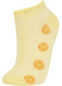 DEFACTO Girls' Cotton 5 Pack Short Socks