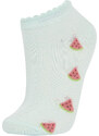 DEFACTO Girls' Cotton 5 Pack Short Socks