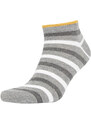 DEFACTO Men's Cotton 5-Pack Short Socks