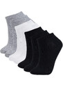 DEFACTO Women's Cotton 7-Pack Short Socks