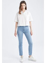 DEFACTO Straight Fit Ankle Jeans