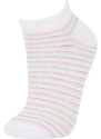 DEFACTO Women's Cotton 5 Pack Short Socks