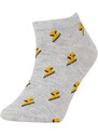 DEFACTO Boys' Cotton 3 Pack Short Socks