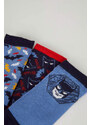 DEFACTO Boy Batman Licensed Cotton 3 Pack Short Socks