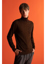 DEFACTO Slim Fit Turtleneck Pullover