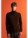 DEFACTO Slim Fit Turtleneck Pullover