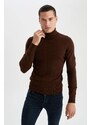 DEFACTO Slim Fit Turtleneck Pullover