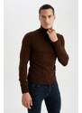 DEFACTO Slim Fit Turtleneck Pullover