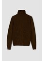 DEFACTO Slim Fit Turtleneck Pullover