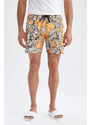 DEFACTO Regular Fit Patterned Short Swimming Shorts