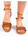 SHELOVET TIED SANDALS