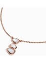 Royal Exklusive Royal Fashion náhrdelník 18k zlato Vermeil DR24901N-RG-MOONSTONE