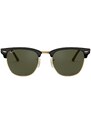 Sluneční brýle Ray-Ban CLUBMASTER pánské, černá barva, 0RB3016