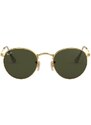 Sluneční brýle Ray-Ban ROUND METAL pánské, zlatá barva, 0RB3447