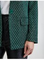 Orsay Tmavě zelené dámské vzorované sako - Dámské