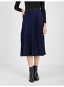 Orsay Tmavě modrá dámská plisovaná sukně - Dámské