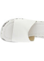EPICA Dámské bílé kožené pantofle Z72867-625-1-B172 13-N-255