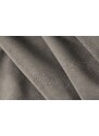 Světle šedá sametová pohovka MICADONI Jodie 262 cm, pravá