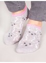 Yoclub Kids's Girls' Ankle Cotton Socks Patterns Colours 6-Pack SKS-0008G-AA00-003