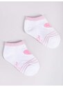 Yoclub Kids's Girls' Ankle Cotton Socks Patterns Colours 6-Pack SKS-0008G-AA00-003