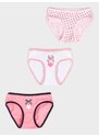 Yoclub Kids's Cotton Girls' Briefs Underwear 3-Pack BMD-0033G-AA30-001