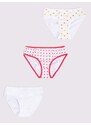 Yoclub Kids's Cotton Girls' Briefs Underwear 3-Pack BMD-0037G-AA20-002