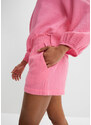 bonprix Mušelínové šortky z bavlny Růžová