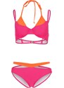 bonprix Bikiny s kosticemi (2dílná souprava) z recyklovaného polyamidu Pink