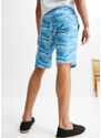 bonprix Plážové šortky z recyklovaného polyesteru, Regular Fit Modrá