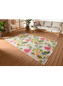 Hanse Home Collection koberce Kusový koberec Flair 105613 Flowers and Leaves Multicolored – na ven i na doma - 80x165 cm