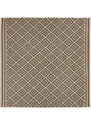 Flair Rugs koberce Kusový koberec Florence Alfresco Moretti Beige/Anthracite čtverec – na ven i na doma - 200x200 cm