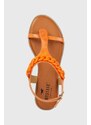 Sandály Mustang dámské, oranžová barva, 1388809