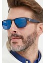 Sluneční brýle Armani Exchange pánské, šedá barva