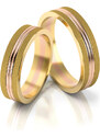 Linger Zlaté snubní prsteny 3148