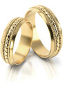 Linger Zlaté snubní prsteny 3069