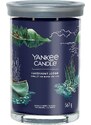 Yankee Candle vonná svíčka Signature Tumbler ve skle velká Lakefront Lodge 567g