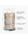 Yankee Candle vonná svíčka Signature Tumbler ve skle velká Seaside Woods 567g